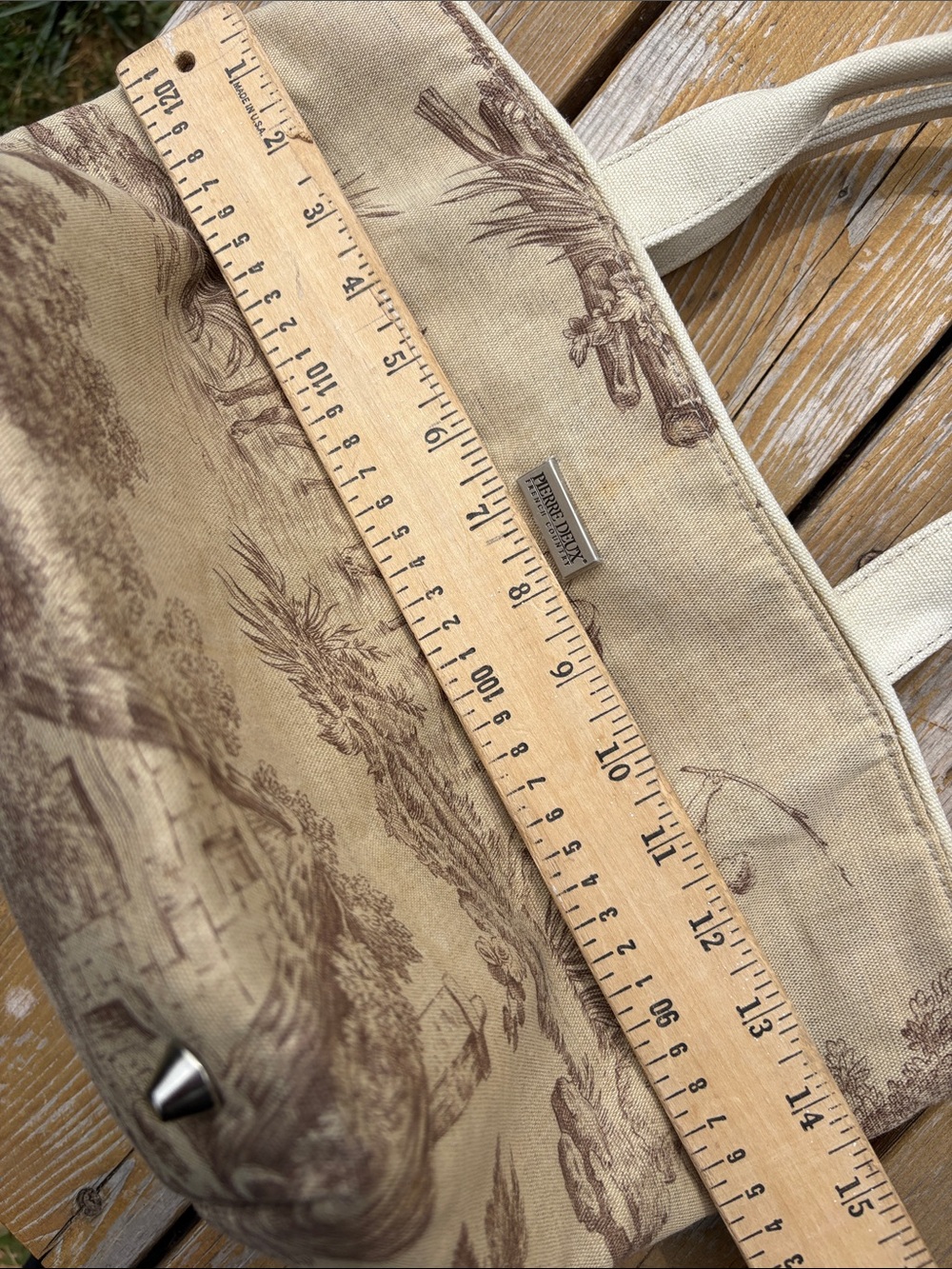 Pierre Deux French County snap front hand Bag - Picture 8 of 9